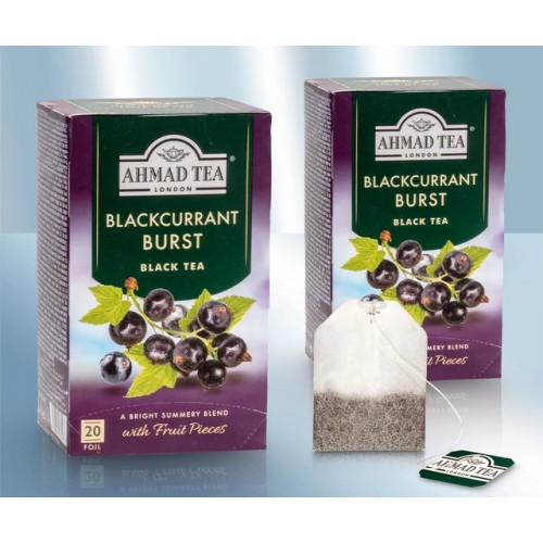 Чай черный со вкусом черной смородины, 20 пакетиков